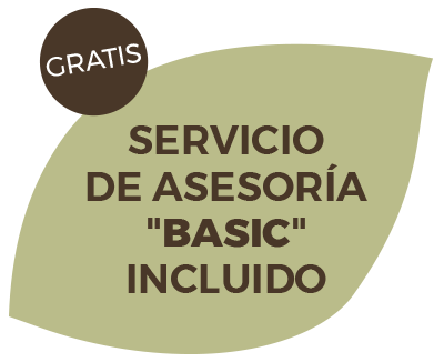 Sello.Gratis. Servicio de asesoría "Basic" incluido de TERRA Food-Tech