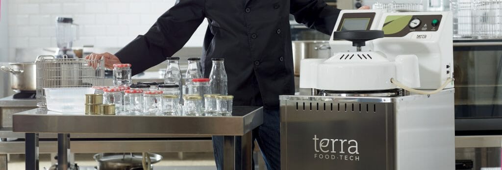 Autoclave para pasteurización y esterilización de alimentos en envases