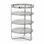 Autoclave verticaux 23 Support avec plateaux réglables en hauteur - comprend 3 plateaux