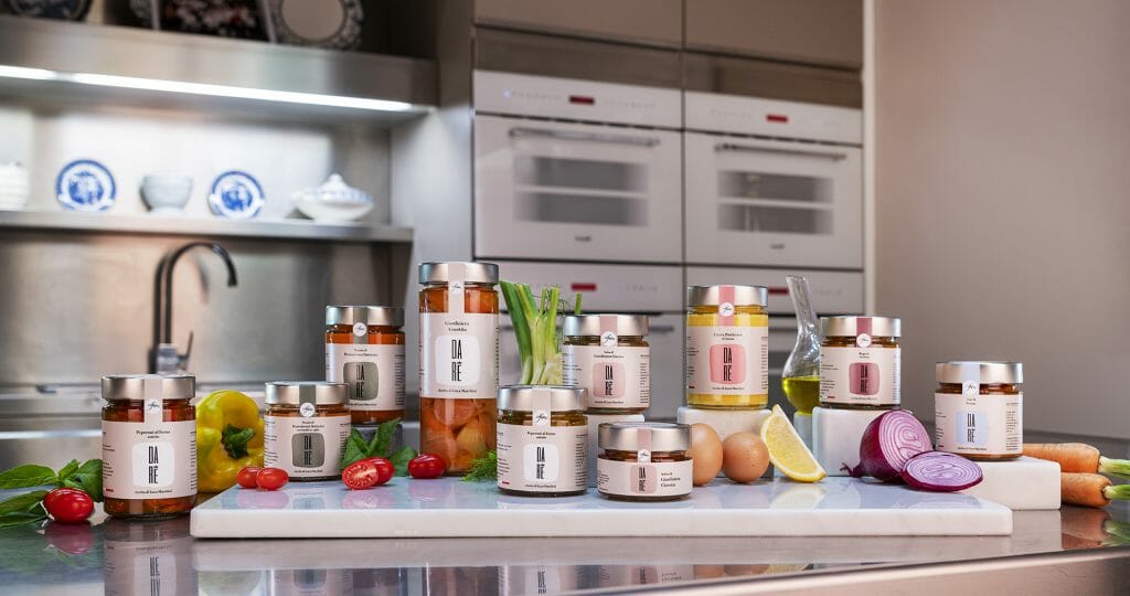 Gamme de conserves Bottega da Re du chef étoilé au Michelin Luca Marchini.