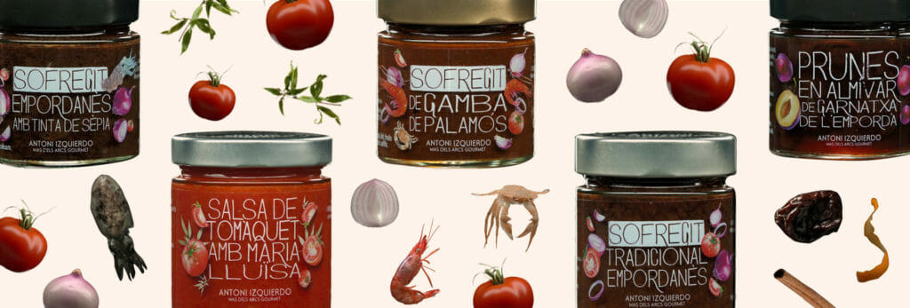 Variedade de conservas Antoni Izquierdo Gourmet