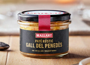 Paté rústic de gall del Penedès elaborat per Mallart Artesanos Charcuteros