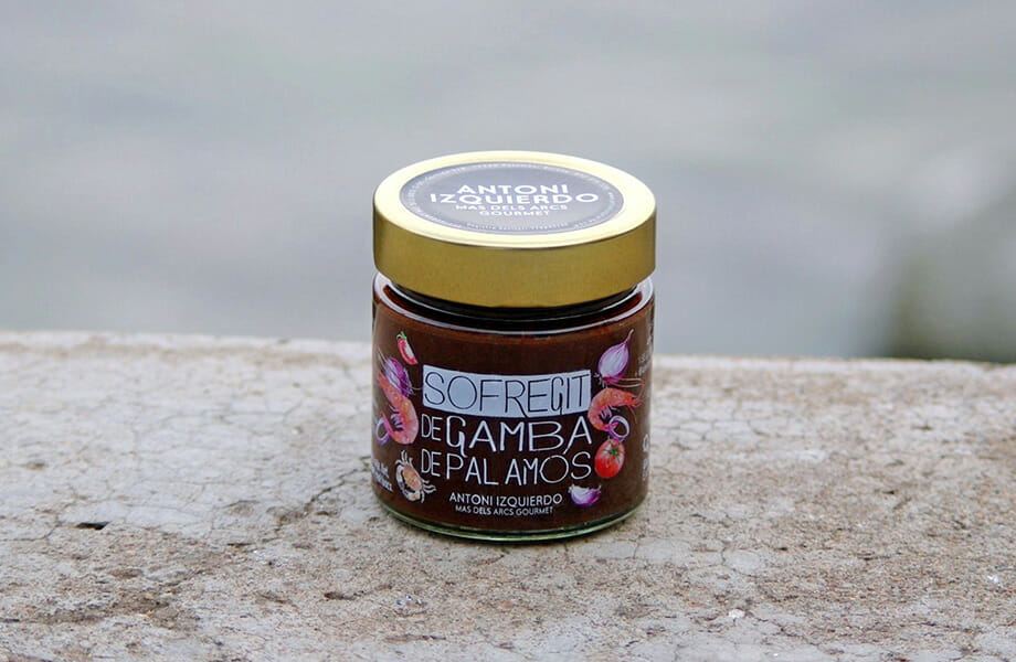 Salsa di gamberi di Palamós preparata da Conserve Antoni Izquierdo Gourmet
