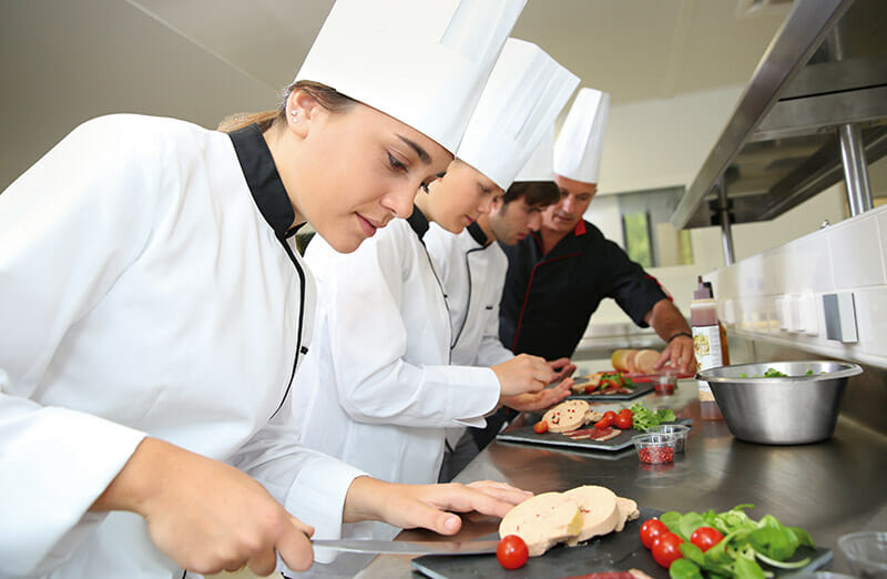Autoclaves pour centres de formation en cuisine et restauration